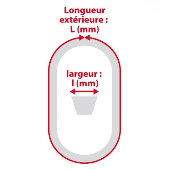 Courroie 5L75 Kevlar Trapézoïdale. 15,8 mm x 1905 mm.