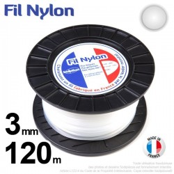Fil nylon Cuter'Pro 3,3 mm x 139 m, hélicoïdal, bobine