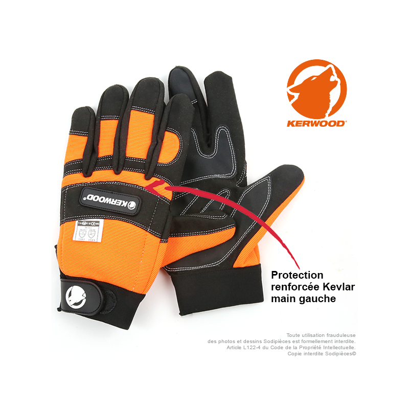 Cuque Gants de jardinage de protection 2 paires de gants résistants aux  coupures outil de protection de sécurité pour le