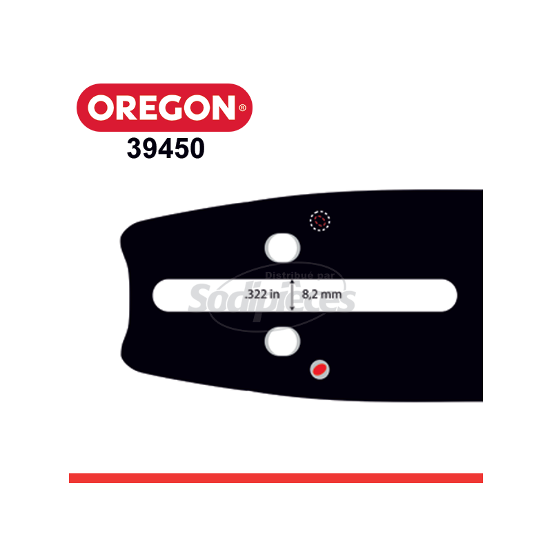 Guide OREGON de : 45 cm