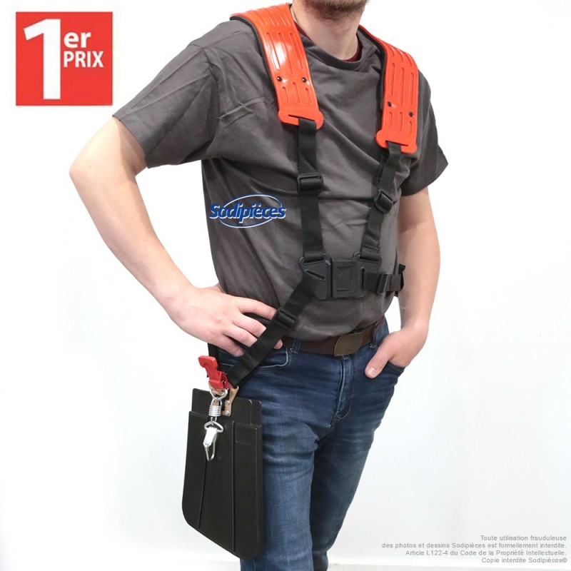 Harnais / ceintures de portage pour la débroussailleuse