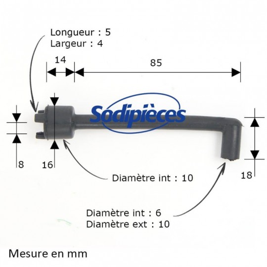 Durite huile pour tronçonneuse Stihl 1110 647 9400