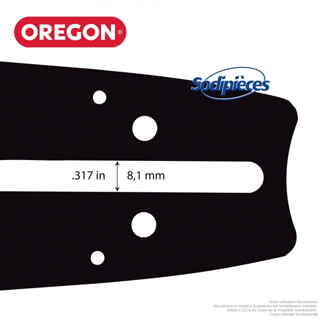 Guide 208VXLHK153 OREGON Versacut K153. 50 cm