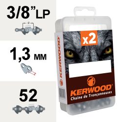 KERWOOD Guide tronçonneuse 40 cm. 0,325. 1,3 mm. 16C2KLWA