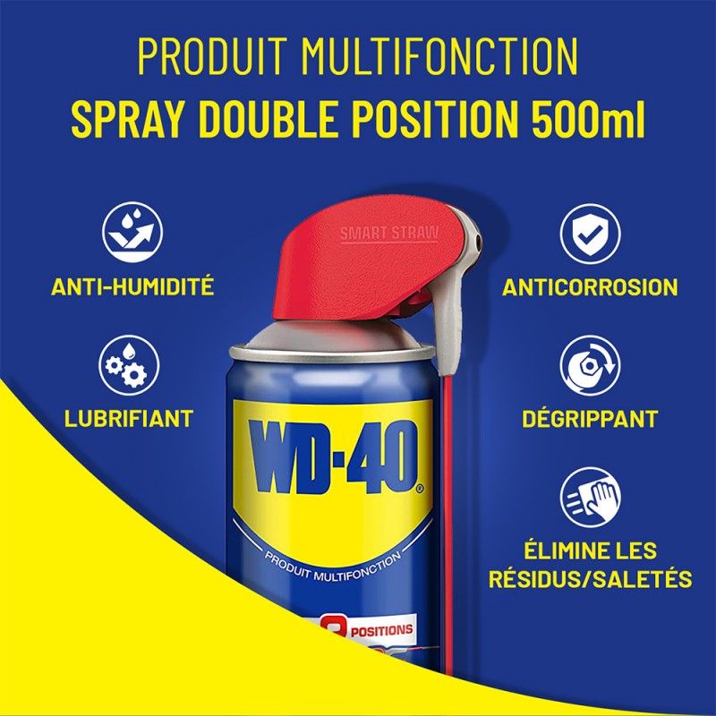 WD-40 - aérosol de 500 ml - systeme pro - Boite de 24
