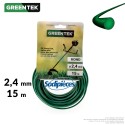 Fil débroussailleuse rond. 2.4 mm x 15 m. Greentek