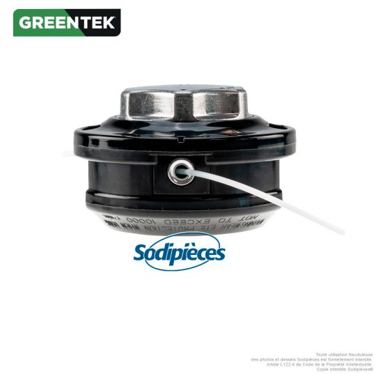 Tête débrousailleuse 106mm Tap & Go avec aluminium Greentek M10x1.25