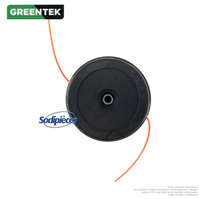 Tête débrousailleuse 160 mm Tap & Go Greentek M12x1.5