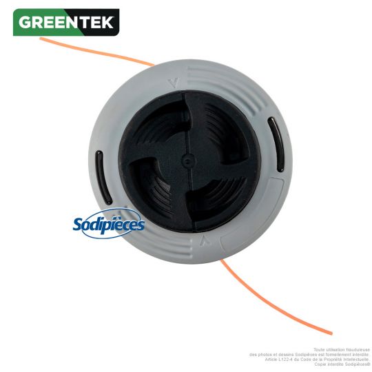 Tête débrousailleuse 145 mm Tap & Go Greentek M10x1