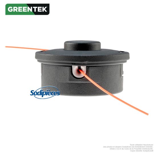 Tête débrousailleuse 130 mm Tap & Go Greentek M10x1.25