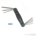 Jeu de 8 clés Torx pliantes T9-T40  - Ensemble de clés Torx pliable - 8 pièces