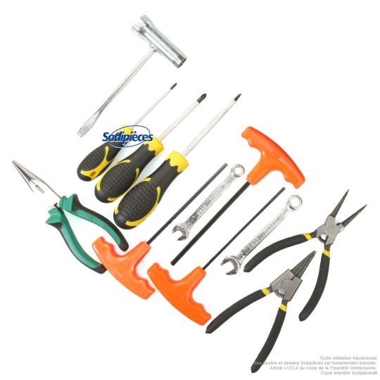 Caisse 12 outils de réparation